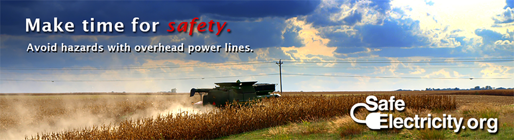 Avoid hazards with overhead power lines