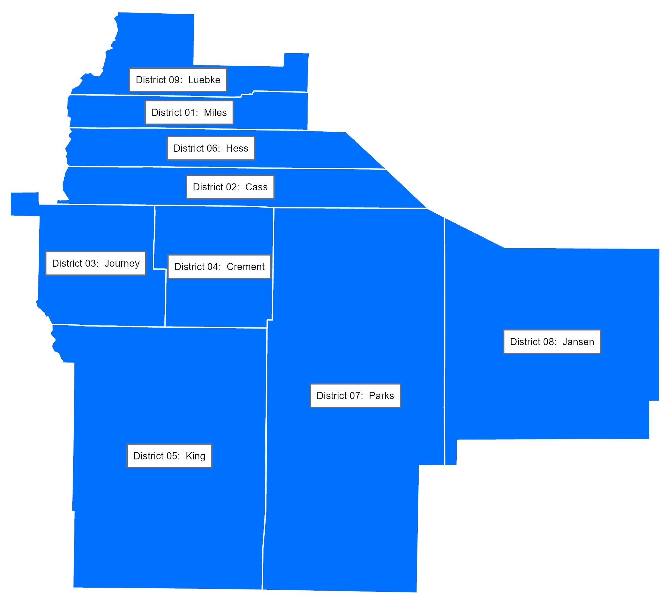 Service Area - Districts - Board Members