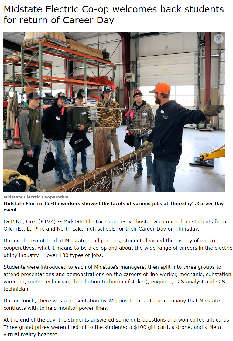 career day news article